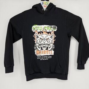 Kill Crew Fighters Club Hoodie Mens Medium Porrada Series Fleece Black Wolf